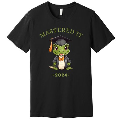 Masters Degree Graduation 2024 Mastered It Premium T-Shirt