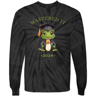 Masters Degree Graduation 2024 Mastered It Tie-Dye Long Sleeve Shirt