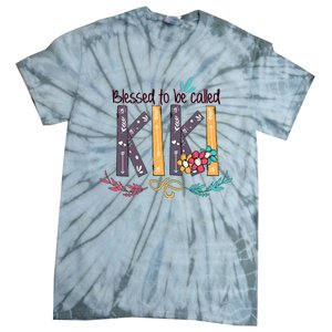 Mothers Day Gift Blessed To Be Called Kiki Tie-Dye T-Shirt