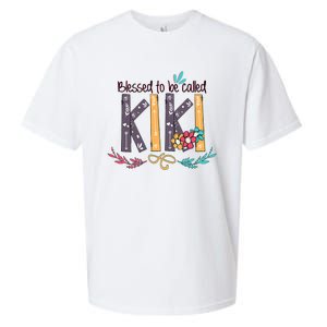 Mothers Day Gift Blessed To Be Called Kiki Sueded Cloud Jersey T-Shirt