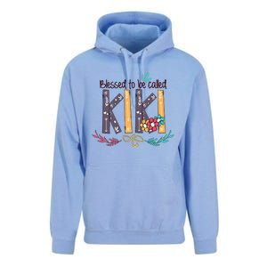 Mothers Day Gift Blessed To Be Called Kiki Unisex Surf Hoodie