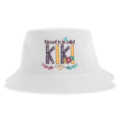 Mothers Day Gift Blessed To Be Called Kiki Sustainable Bucket Hat