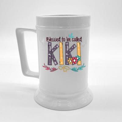 Mothers Day Gift Blessed To Be Called Kiki Beer Stein