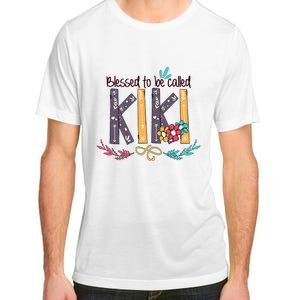 Mothers Day Gift Blessed To Be Called Kiki Adult ChromaSoft Performance T-Shirt