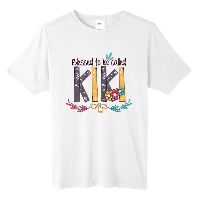 Mothers Day Gift Blessed To Be Called Kiki Tall Fusion ChromaSoft Performance T-Shirt