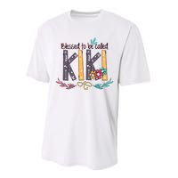 Mothers Day Gift Blessed To Be Called Kiki Performance Sprint T-Shirt