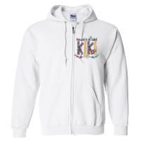 Mothers Day Gift Blessed To Be Called Kiki Full Zip Hoodie