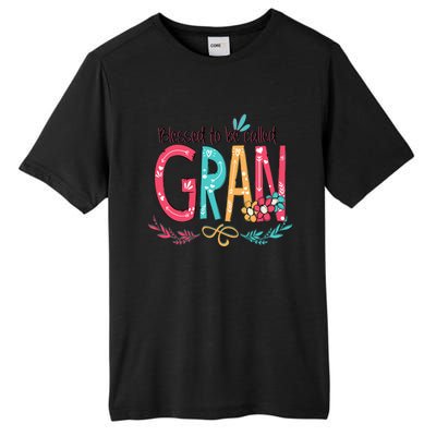 Mothers Day Gift Blessed To Be Called Gran Tall Fusion ChromaSoft Performance T-Shirt