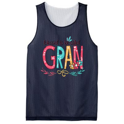 Mothers Day Gift Blessed To Be Called Gran Mesh Reversible Basketball Jersey Tank