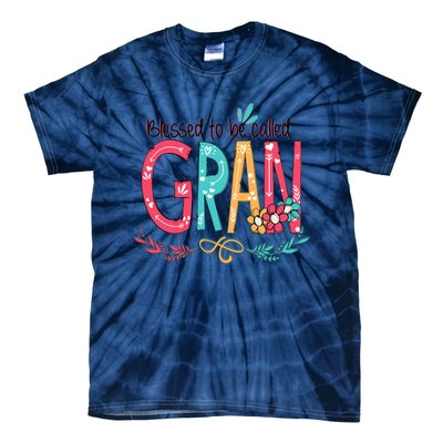 Mothers Day Gift Blessed To Be Called Gran Tie-Dye T-Shirt