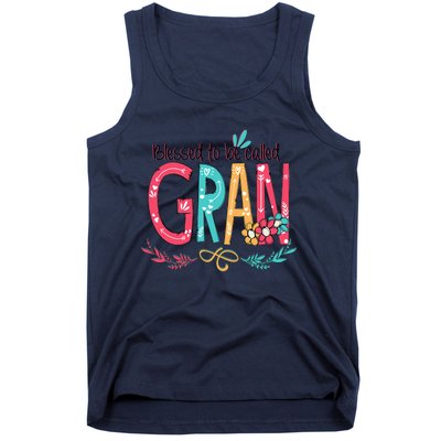 Mothers Day Gift Blessed To Be Called Gran Tank Top