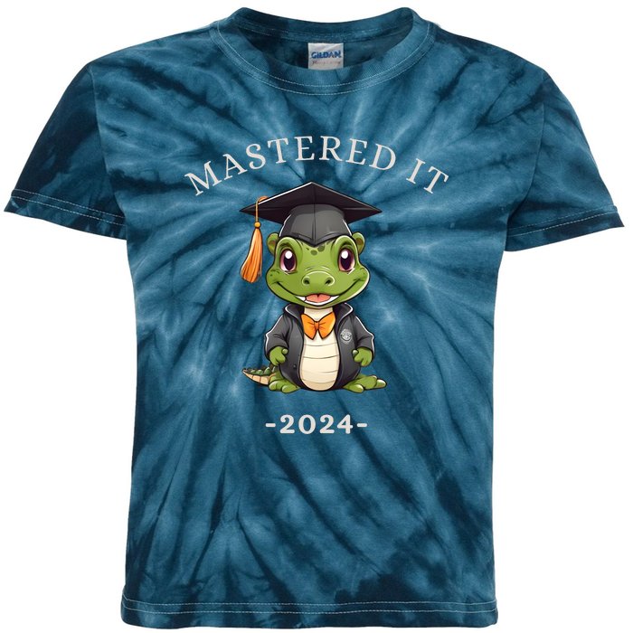 Masters Degree Graduation 2024 Mastered It Kids Tie-Dye T-Shirt