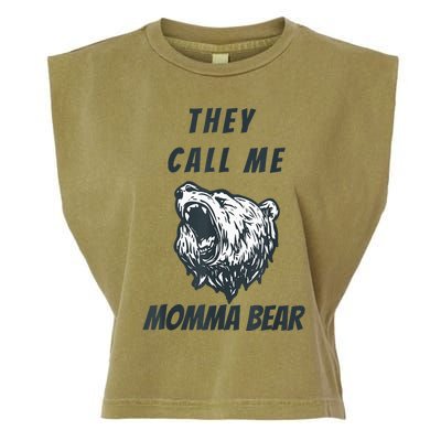 Mother's Day Gift For Momma Bear Wife Grandmother Aunt Lady Garment-Dyed Women's Muscle Tee