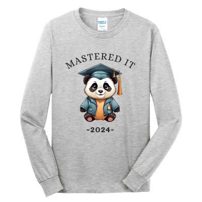 Masters Degree Graduation 2024 Mastered It Tall Long Sleeve T-Shirt