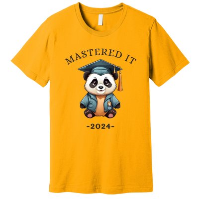 Masters Degree Graduation 2024 Mastered It Premium T-Shirt