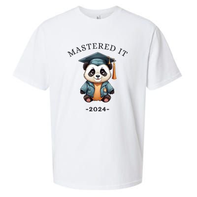 Masters Degree Graduation 2024 Mastered It Sueded Cloud Jersey T-Shirt