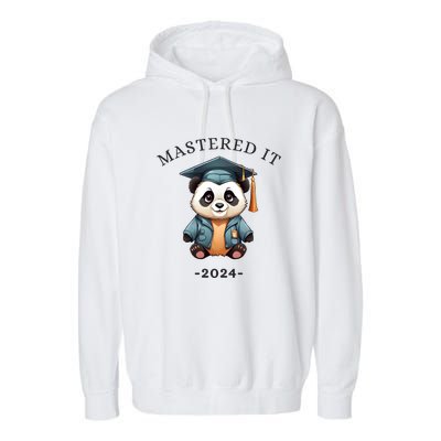 Masters Degree Graduation 2024 Mastered It Garment-Dyed Fleece Hoodie