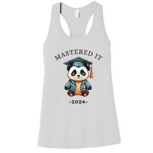 Masters Degree Graduation 2024 Mastered It Women's Racerback Tank