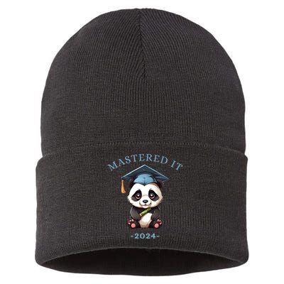 Masters Degree Graduation 2024 Mastered It Sustainable Knit Beanie