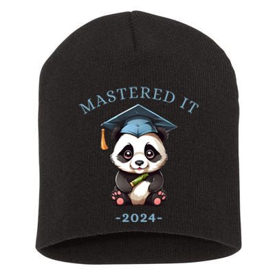 Masters Degree Graduation 2024 Mastered It Short Acrylic Beanie