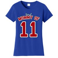 Mothers Day Gift Baseball Sports Style Proud Mommy Of 11 Gift Women's T-Shirt