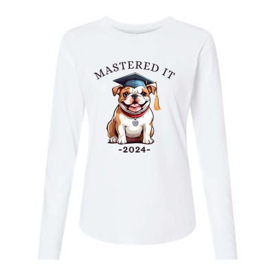 Masters Degree Graduation 2024 Mastered It Womens Cotton Relaxed Long Sleeve T-Shirt