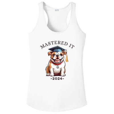 Masters Degree Graduation 2024 Mastered It Ladies PosiCharge Competitor Racerback Tank