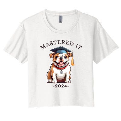 Masters Degree Graduation 2024 Mastered It Women's Crop Top Tee