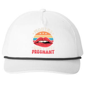 Mouths DonT Get Pregnant Inappropriate Humor Adult Jokes Snapback Five-Panel Rope Hat