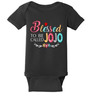 Mothers Day Gift Blessed To Be Called Jojo Baby Bodysuit