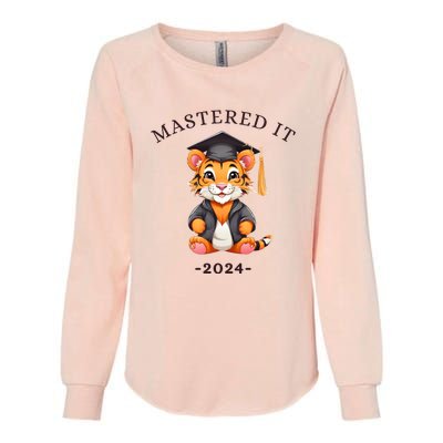 Masters Degree Graduation 2024 Mastered It Womens California Wash Sweatshirt