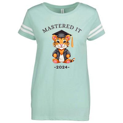 Masters Degree Graduation 2024 Mastered It Enza Ladies Jersey Football T-Shirt