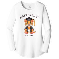 Masters Degree Graduation 2024 Mastered It Women's Perfect Tri Tunic Long Sleeve Shirt