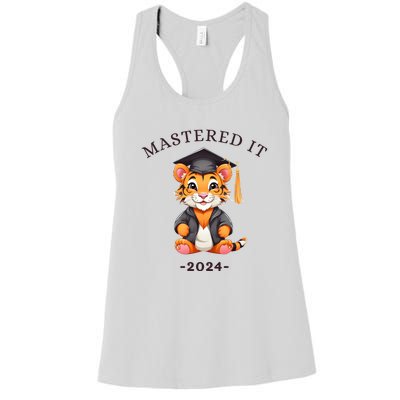 Masters Degree Graduation 2024 Mastered It Women's Racerback Tank