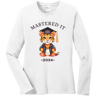 Masters Degree Graduation 2024 Mastered It Ladies Long Sleeve Shirt