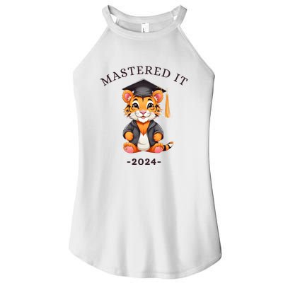 Masters Degree Graduation 2024 Mastered It Women's Perfect Tri Rocker Tank