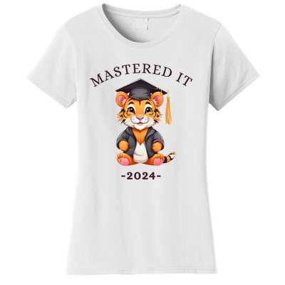 Masters Degree Graduation 2024 Mastered It Women's T-Shirt