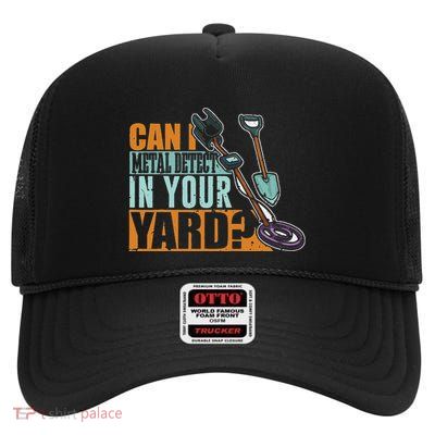 Metal Detector Gift Metal Detecting High Crown Mesh Back Trucker Hat