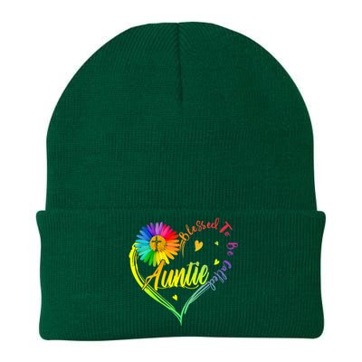 Mothers Day Gift Blessed To Be Called Auntie Knit Cap Winter Beanie