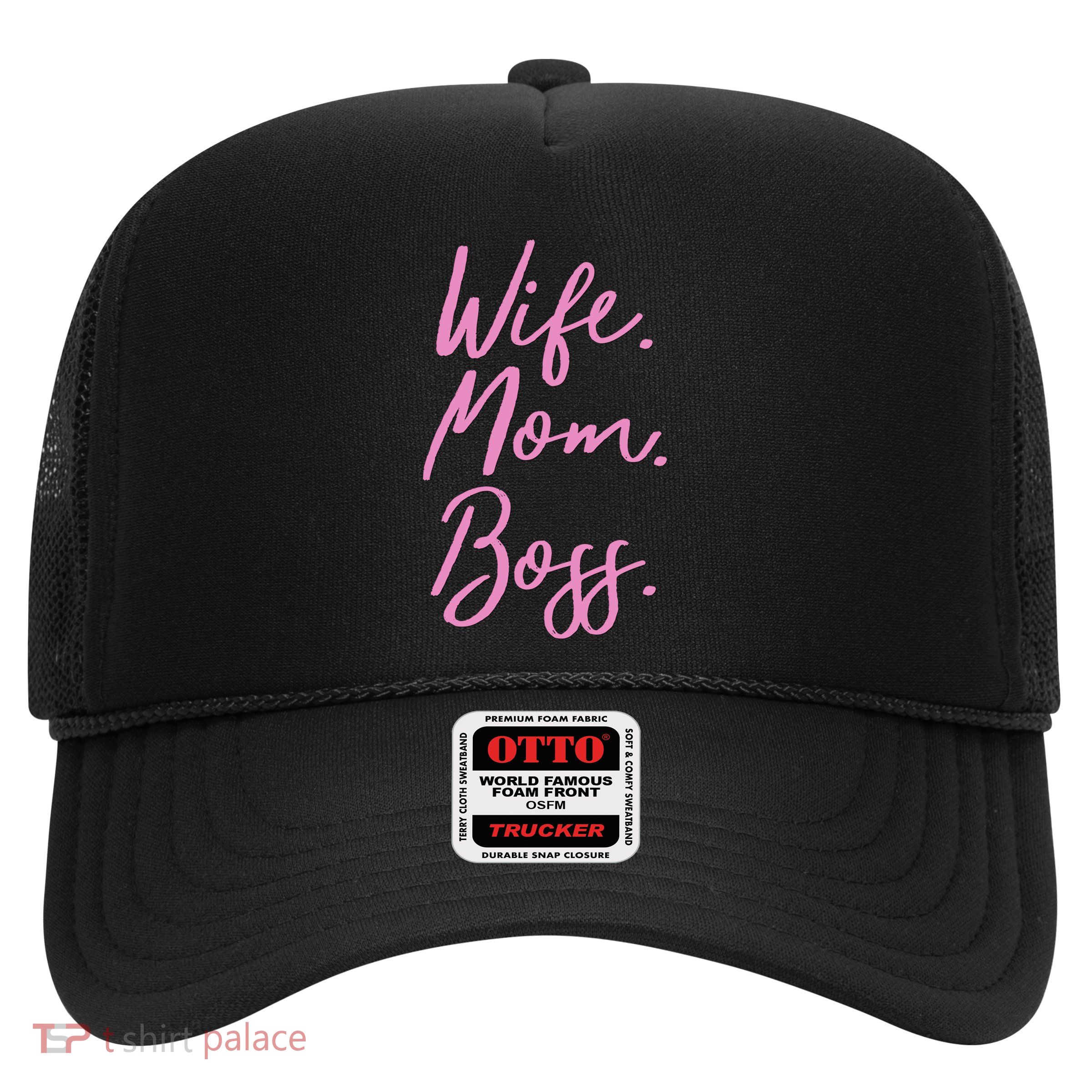 MotherS Day Gift Ideas Wife Mom Boss Gift Pink Cute Trucker Hat