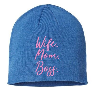 MotherS Day Gift Ideas Wife Mom Boss Gift Pink Cute Sustainable Beanie