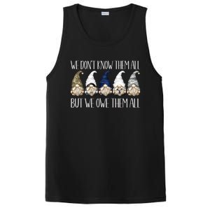 Memorial Day Gnome We Dont Know Them All But We Owe Them All Gift PosiCharge Competitor Tank