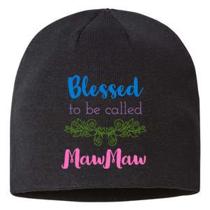 Mothers Day Gift Blessed To Be Called Mawmaw Sustainable Beanie