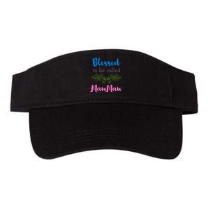 Mothers Day Gift Blessed To Be Called Mawmaw Valucap Bio-Washed Visor