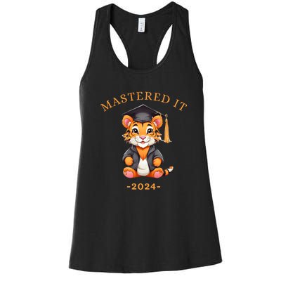 Masters Degree Graduation 2024 Mastered It Women's Racerback Tank