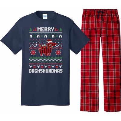 Merry Dachshundmas Gift Pajama Set