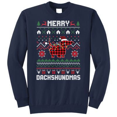 Merry Dachshundmas Gift Tall Sweatshirt