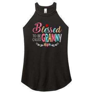 Mothers Day Gift Blessed To Be Called Granny Women's Perfect Tri Rocker Tank