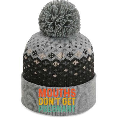 Mounths Dont Get Pregnant The Baniff Cuffed Pom Beanie