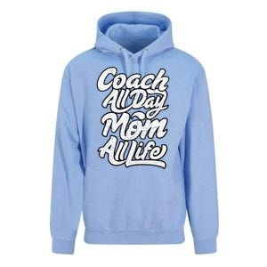 MotherS Day Gift Coach Mom All Life Birthday Unisex Surf Hoodie